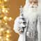 Glitzhome® 18" Faux Fur Christmas Frosty Santa Figurine